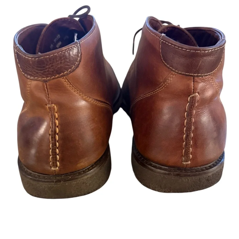 Johnston & Murphy Copeland‎ Chukka Boots Mens Size 10 Tan Brown Tumbled Leather